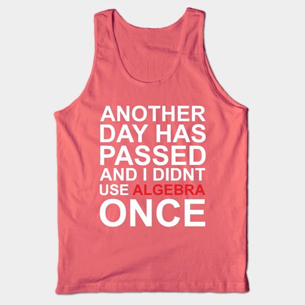 ALGEBRA Tank Top by GourangaStore